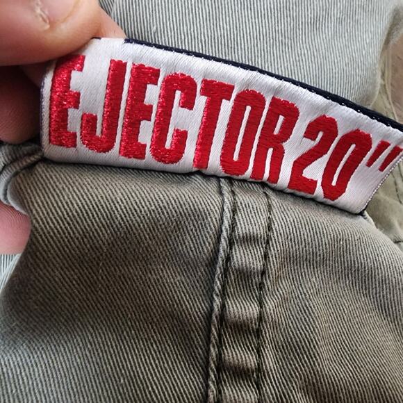 Vintage Jnco Industries Jeans Army Twill Cargo Pants Skater Grunge Olive 34x30 - Picture 11 of 15